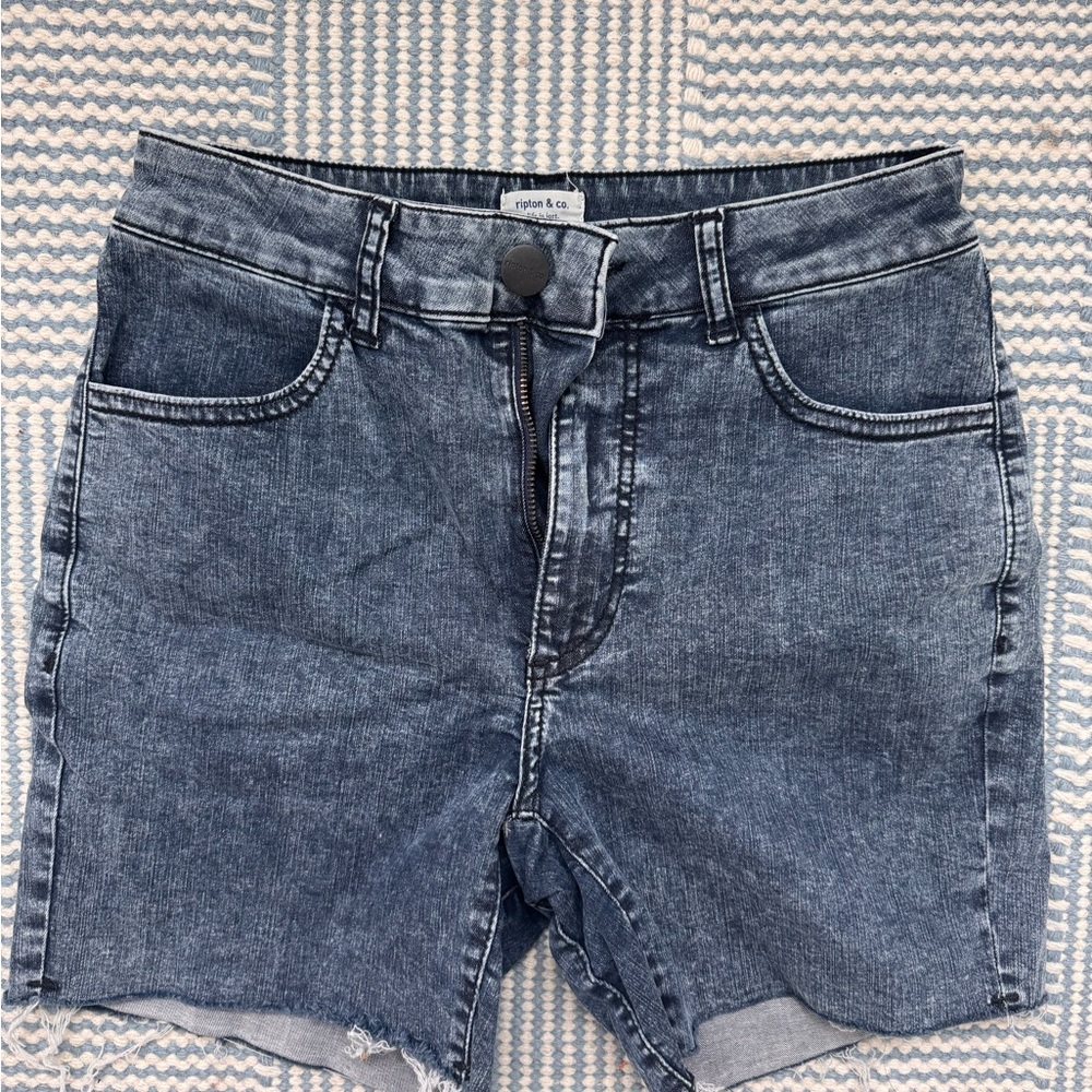 Risen & Co. Women's Blue Denim Jean Shorts